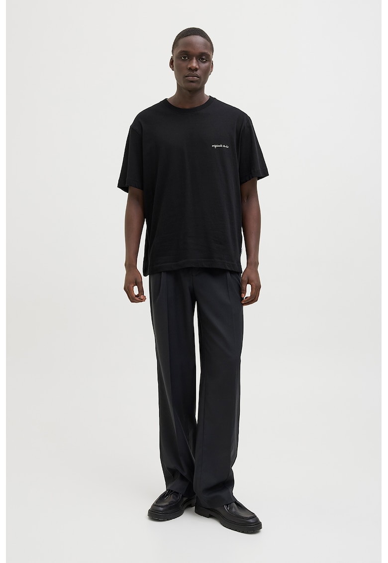 Tricou supradimensionat cu imprimeu grafic pe spate