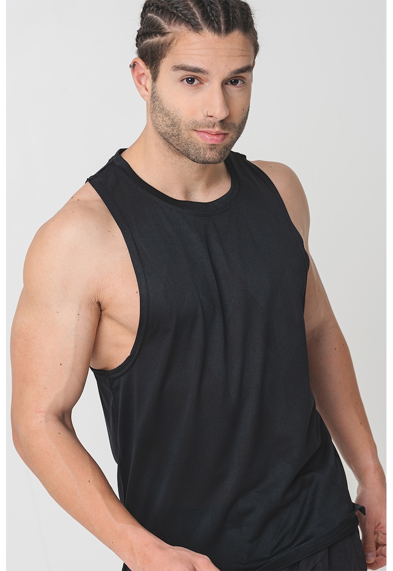 Jack & Jones Top cu decolteu la baza gatului - Negru