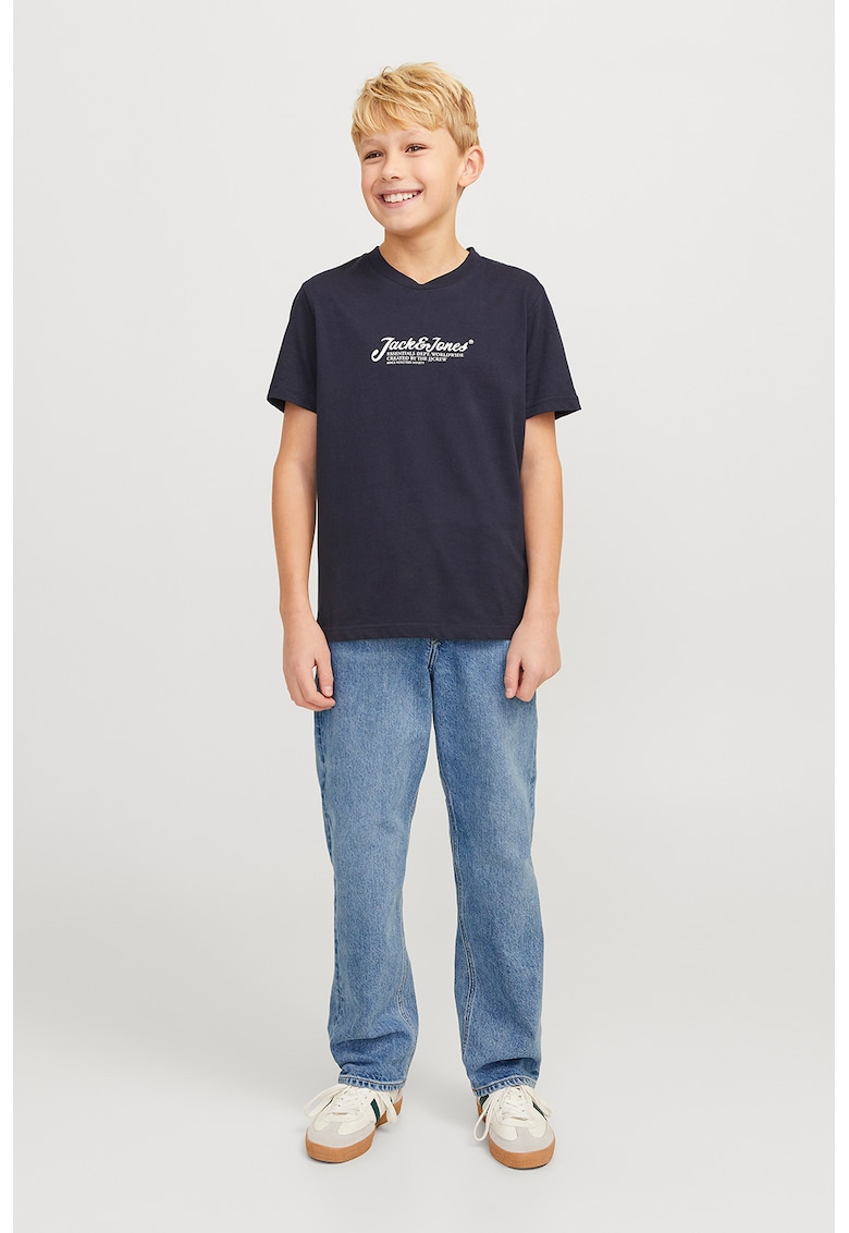 Blugi drepti cu 5 buzunare - Albastru deschis