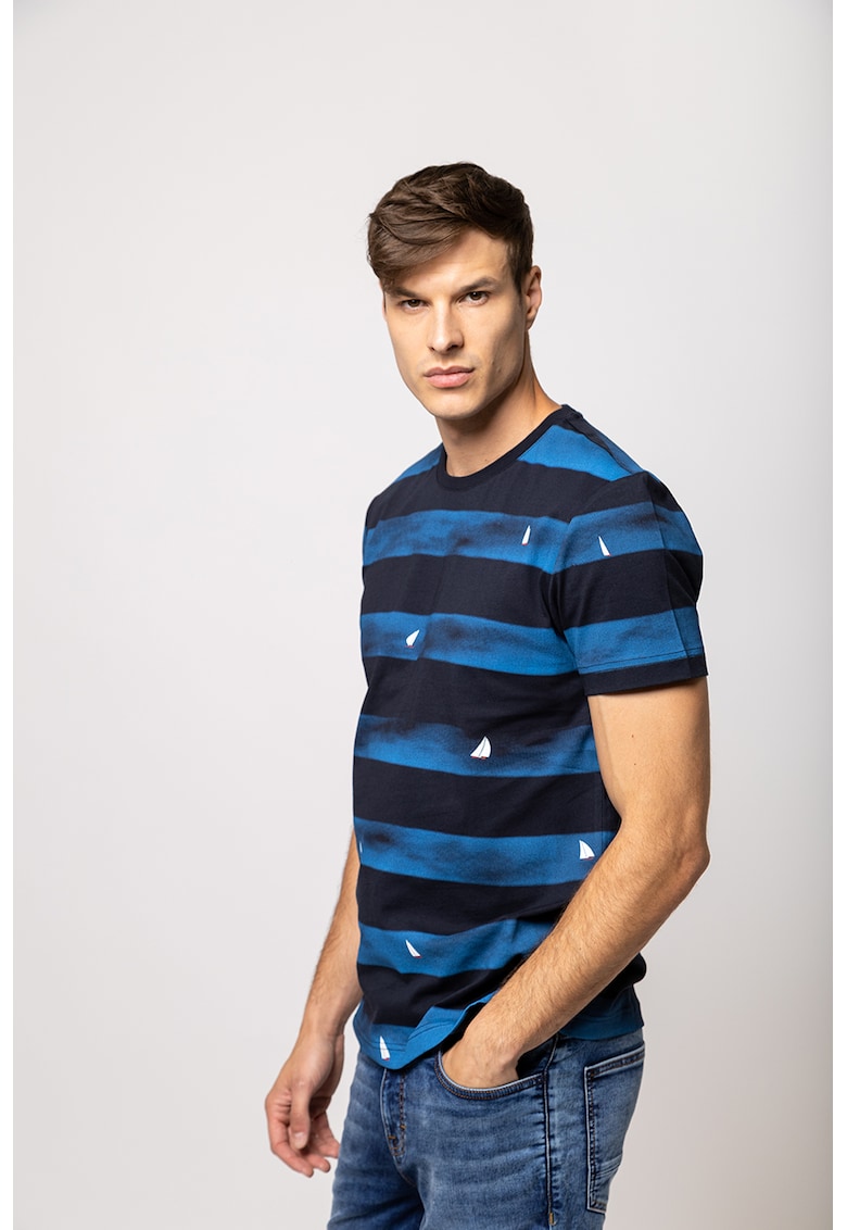Tricou in dungi - Albastru ultramarin/Albastru