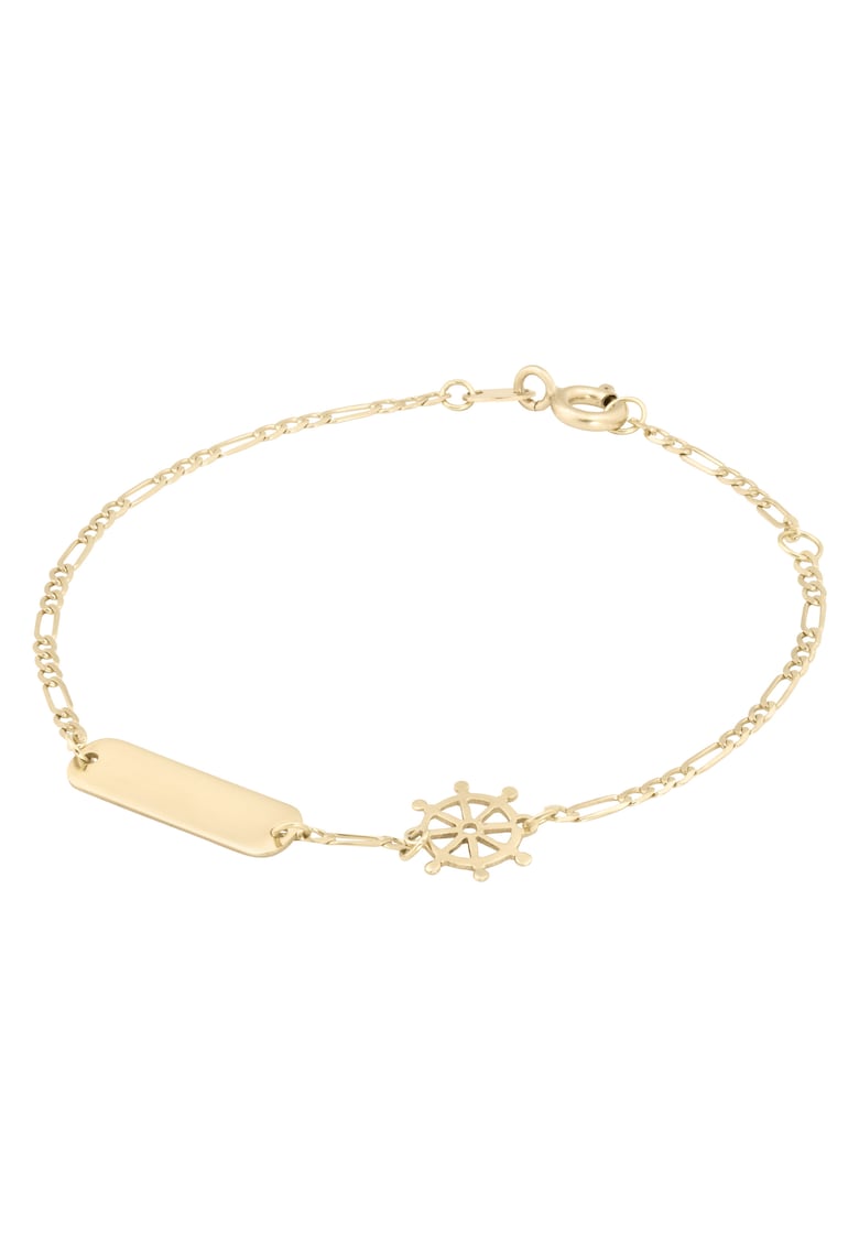 Bratara Pentru Copii Timona si Placuta din Aur 18 Kt - 1.42 g
