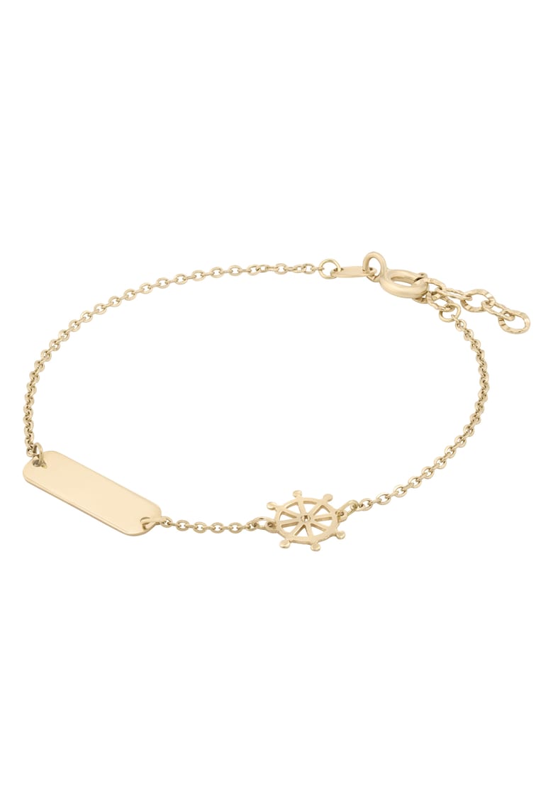 Bratara Pentru Copii Timona si Placuta din Aur 18 Kt - 1.45 g