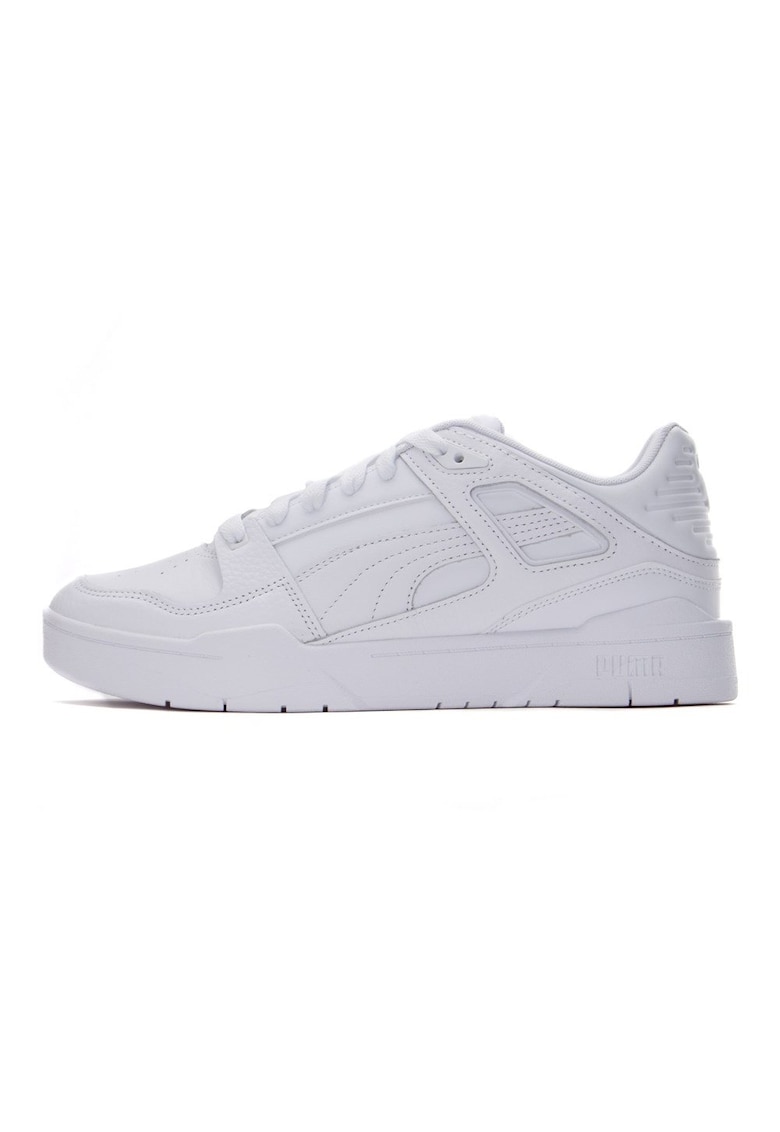 Pantofi barbatesti Slipstream - piele naturala - talpa de cauciuc - alb -