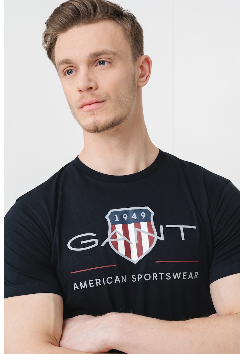 Tricou din bumbac cu model logo