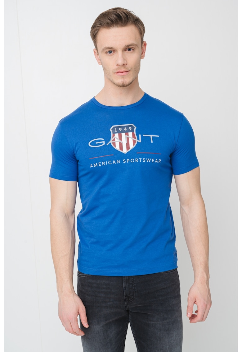 Tricou din bumbac cu model logo