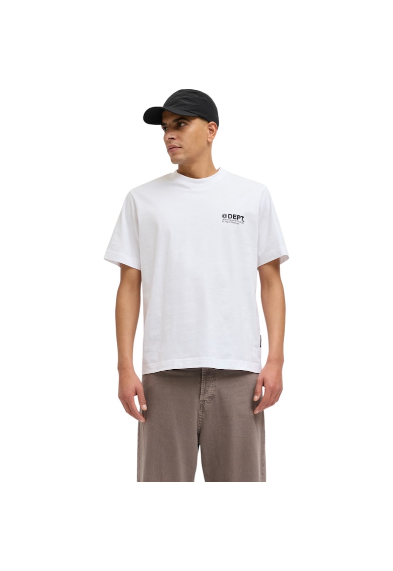 Tricou JACK &JONES Dynamic Dust 40562 - Alb