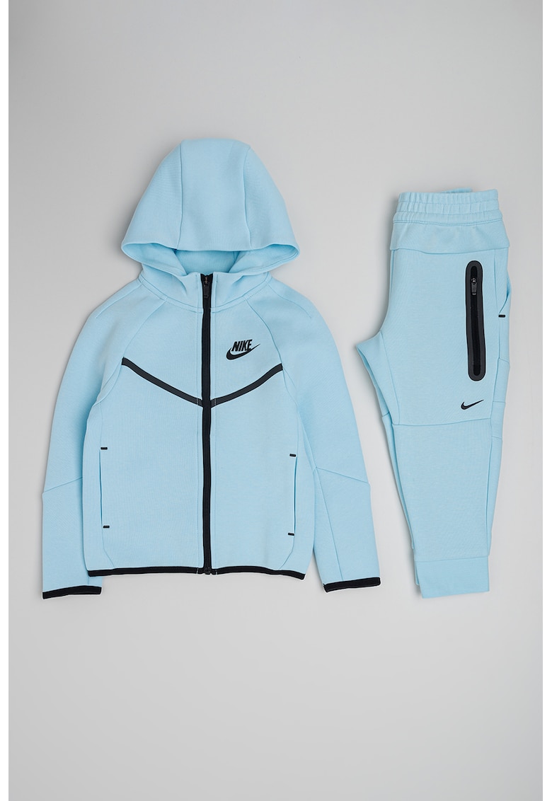 Trening din amestec de bumbac cu gluga