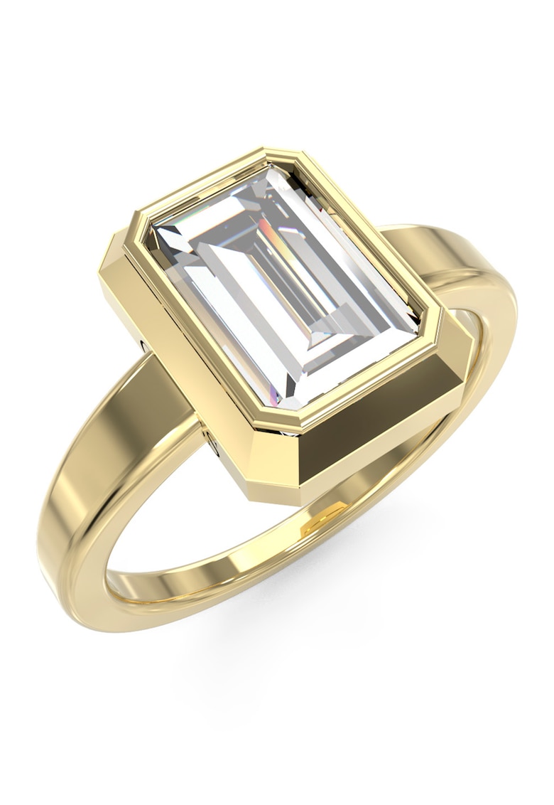 Inel din otel inoxidabil cu cristal