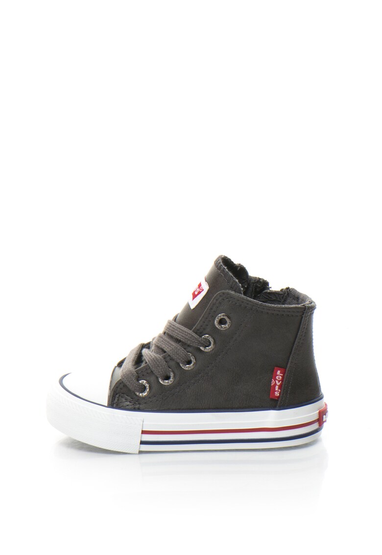 Pantofi sport inalti de piele sintetica Trucker