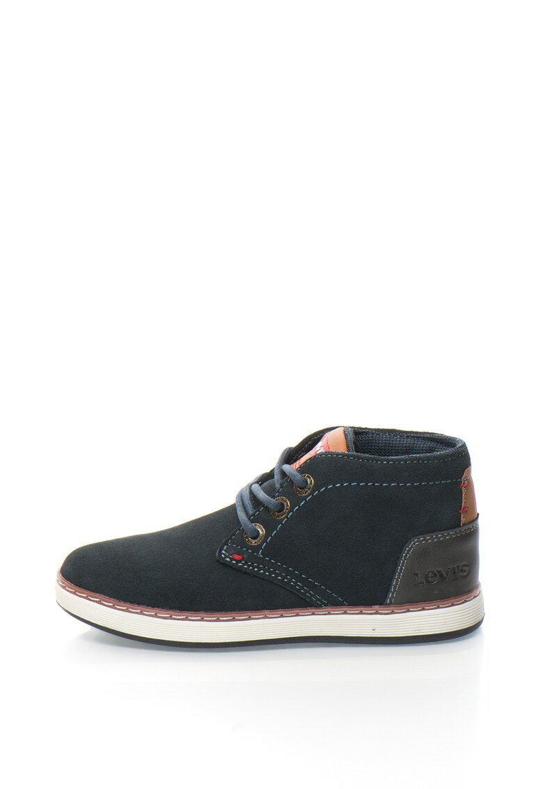 Pantofi inalti de piele intoarsa Boston