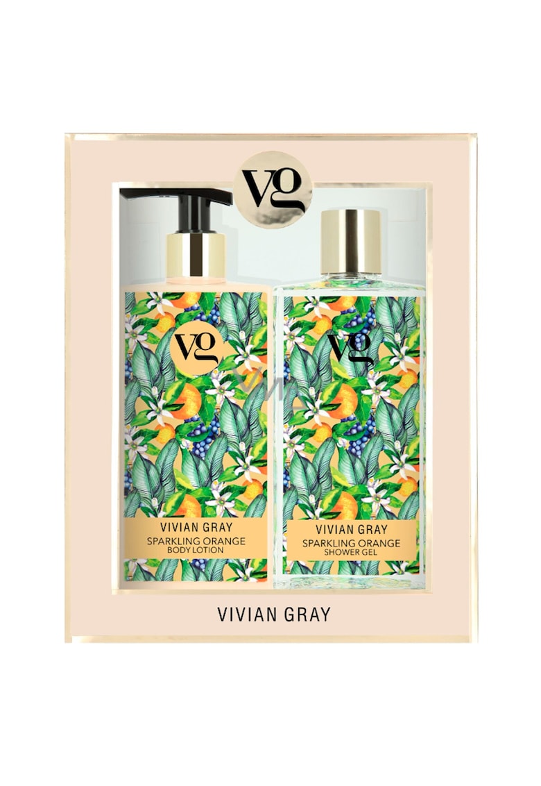 Set  Sparkling Orange Lotiune de corp hidratanta - 350 ml + Gel de dus - 350 ml