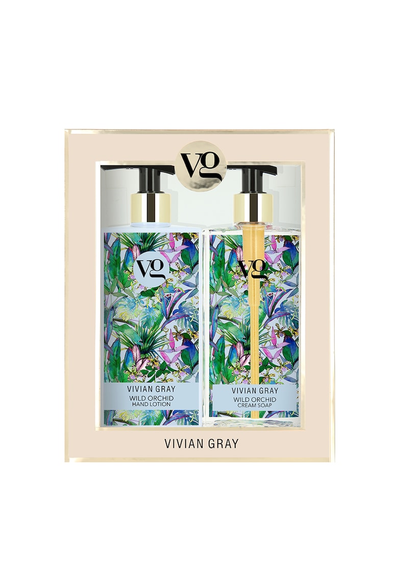 Set  Wild Orhid Lotiune Hidratanta de Maini 350 ml + Sapun lichid - 350 ml