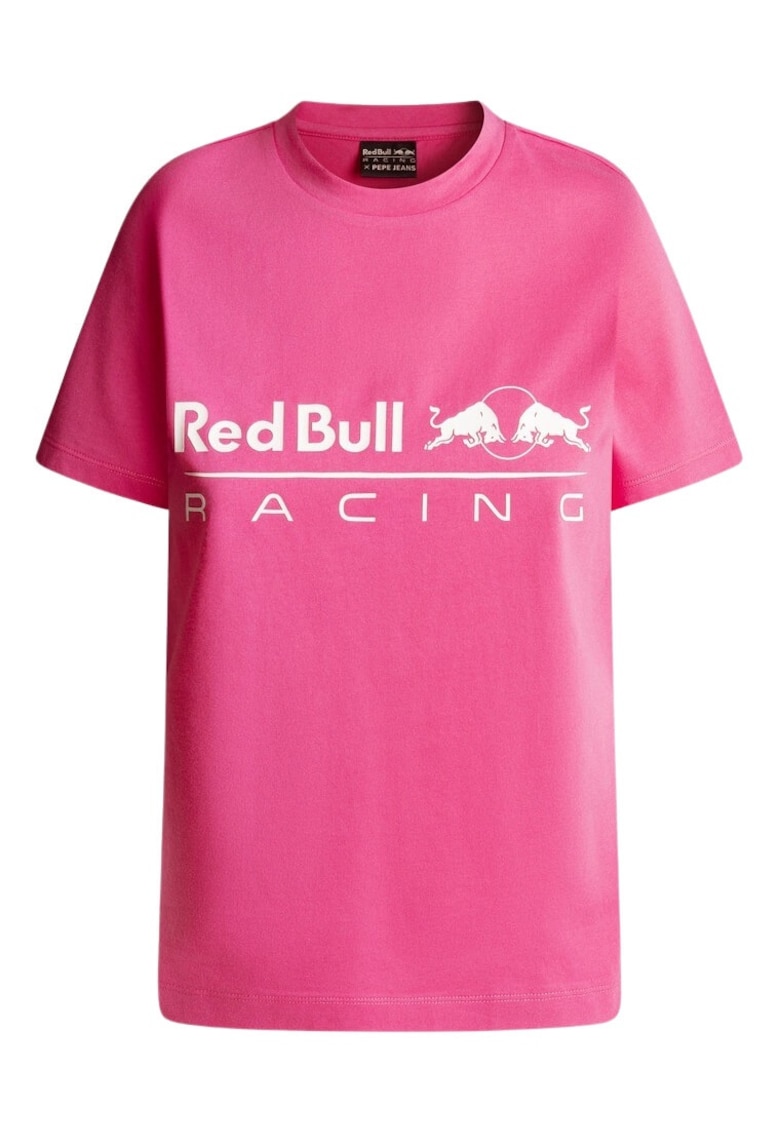 Tricou de dama  x Red Bull Racing Logo Print 2025 - Bumbac - Roz