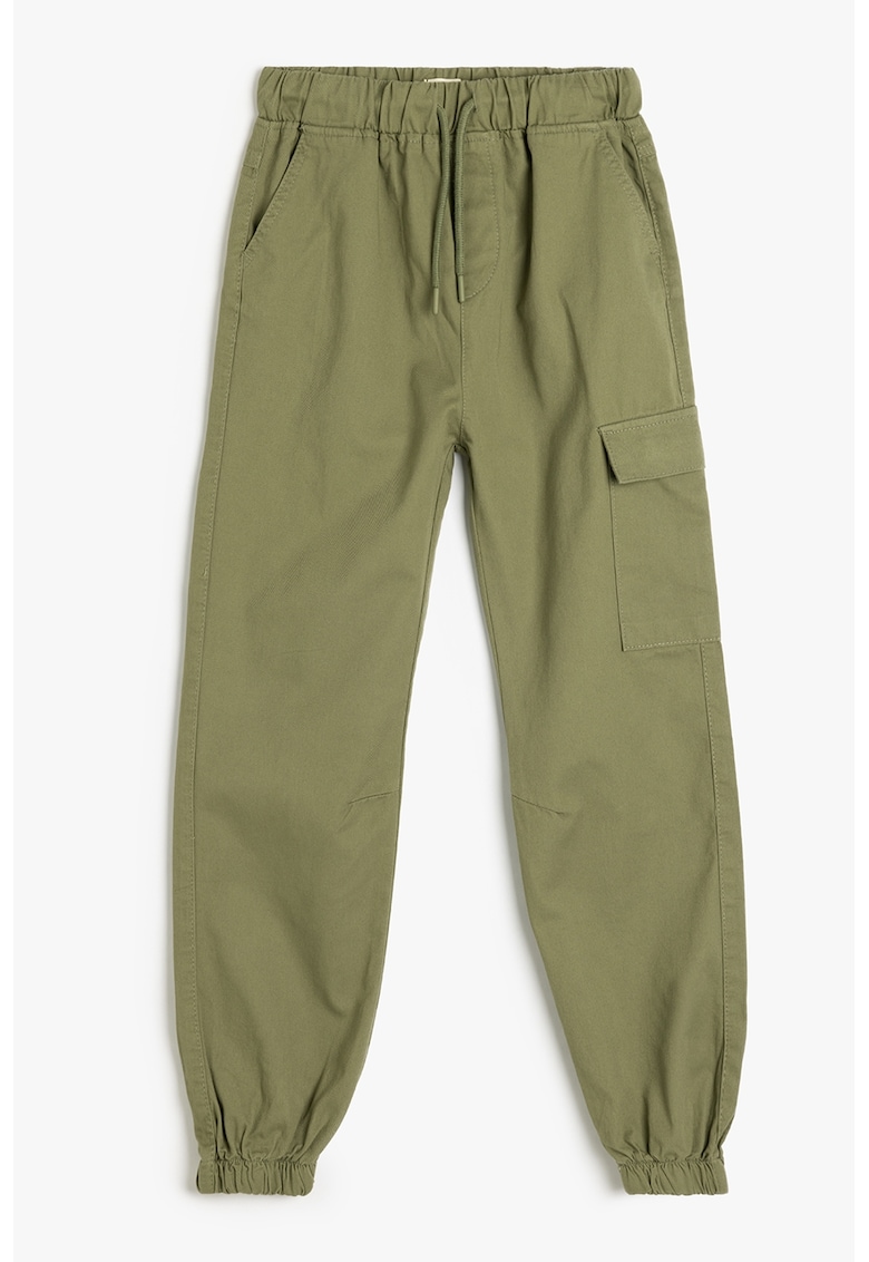 Pantaloni conici cu snur de ajustare