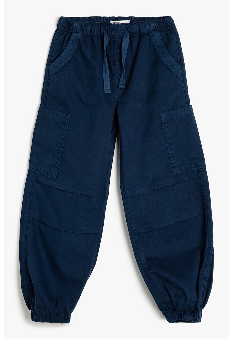 Pantaloi cargo cu croiala conica