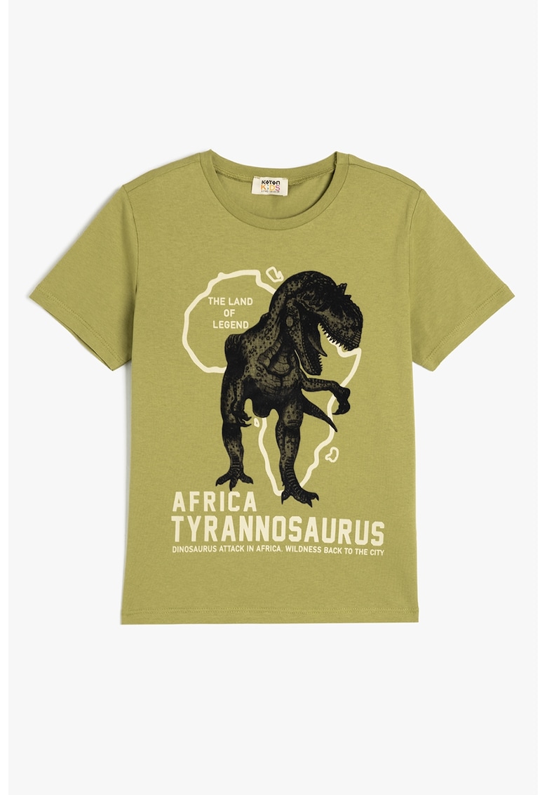 Tricou cu imprimeu cu dinozauri
