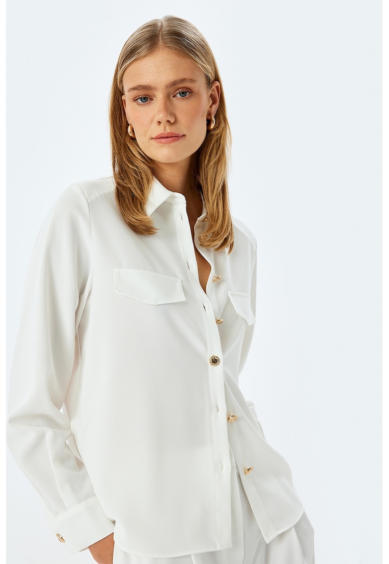 Camasa uni cu nasturi