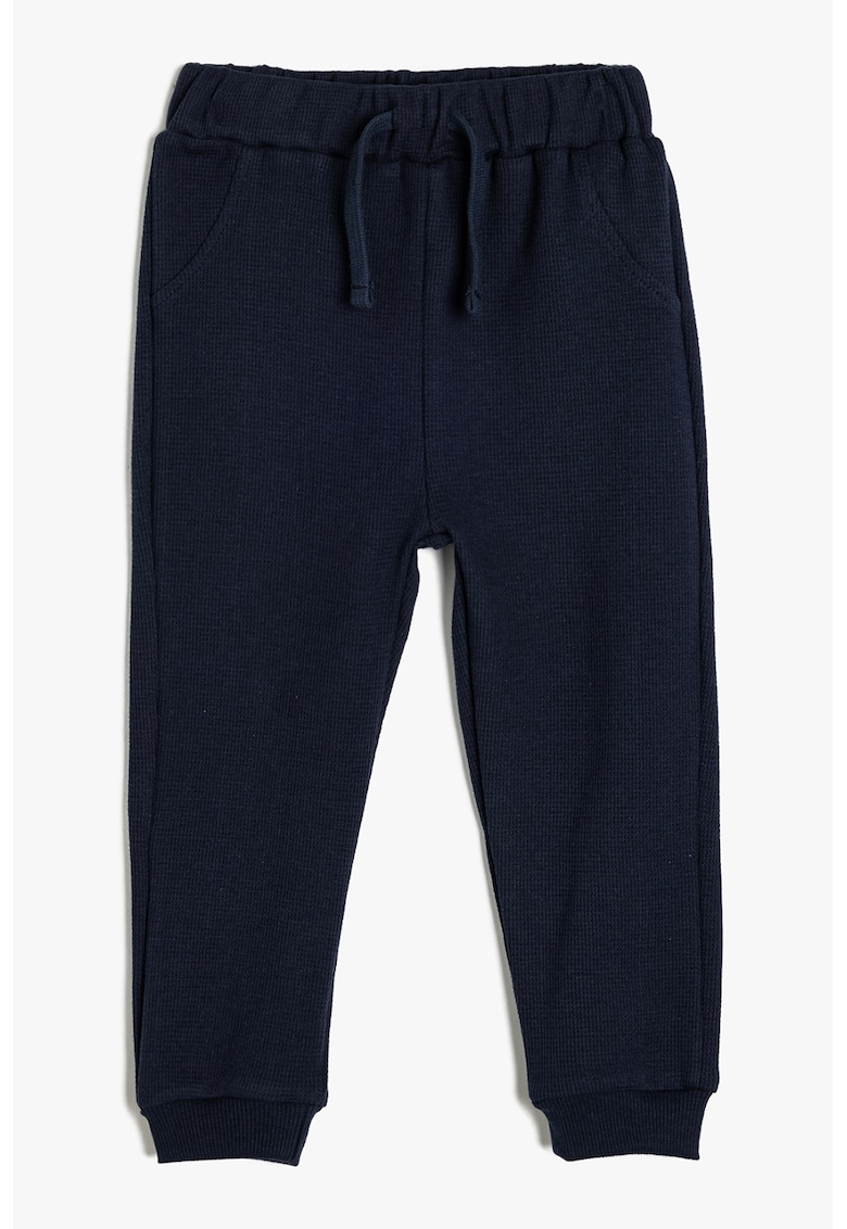 Pantaloni de trening cu model uni