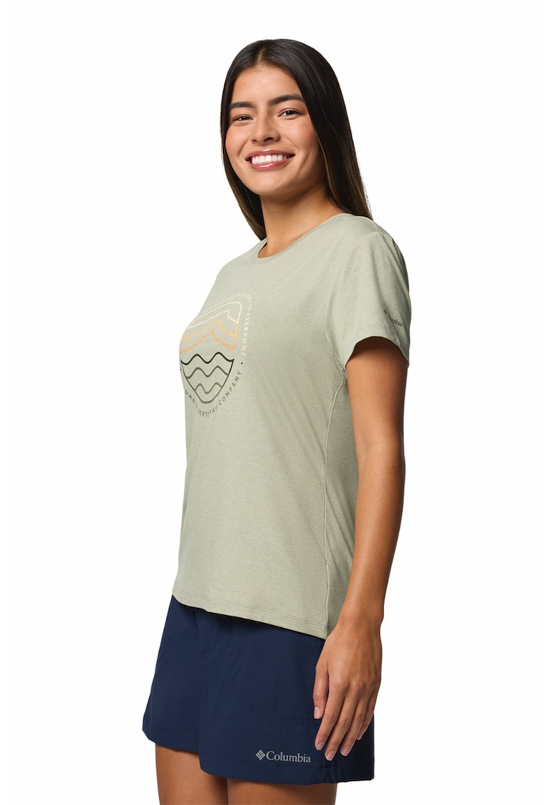 Tricou cu decolteu la baza gatului Sloan Ridge