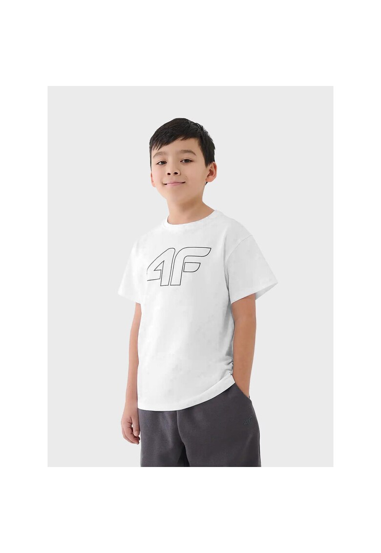 Tricou sport - TTSHM2331 - alb - copii