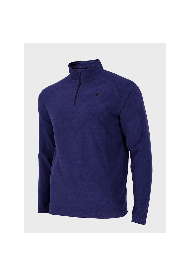 Hanorac sport pentru barbati termoactiv - bleumarin - poliester - slim fit