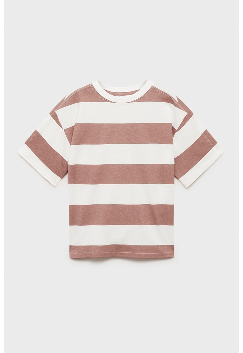 Tricou supradimensionat cu model in dungi