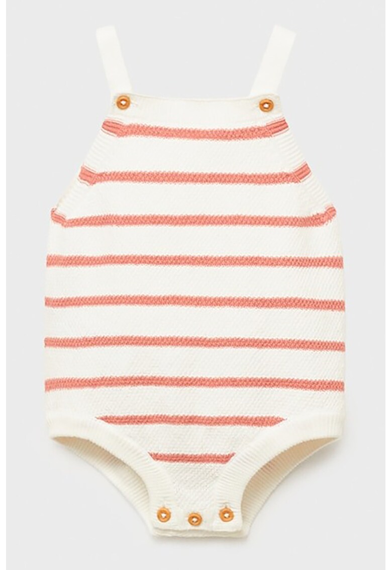 Salopeta din bumbac cu model in dungi