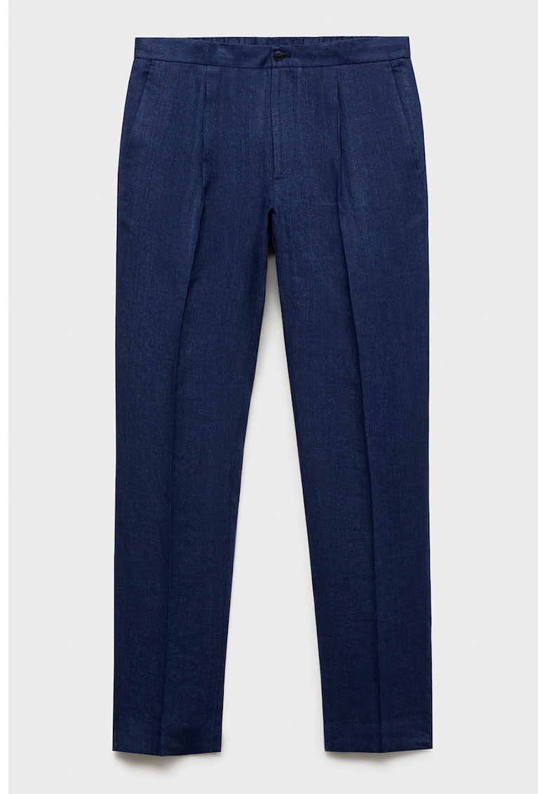 Pantaloni eleganti slim fit din in Pantaloni eleganti slim fit din in