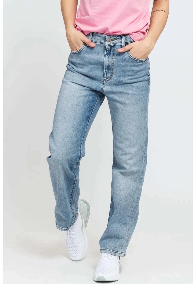 Blugi dama Cropped Mom W1BG07 - Albastru