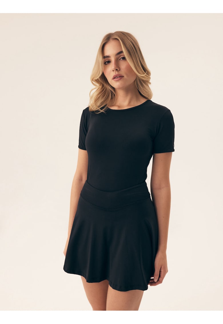 Fusta scurta Steam Negru - Negru