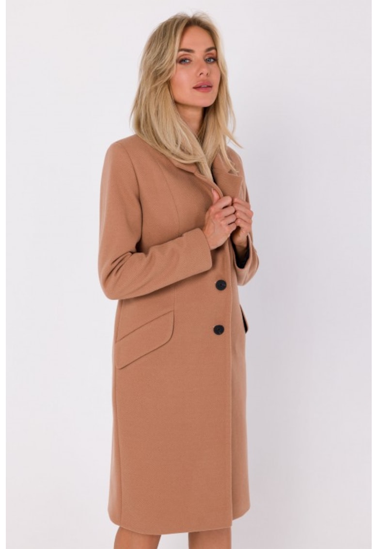 Palton clasic cu nasturi -