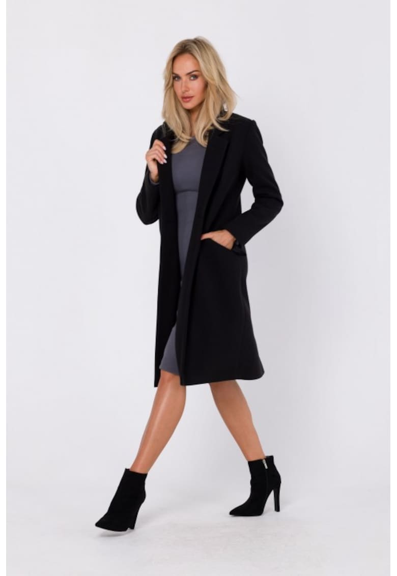 Palton clasic cu nasturi -