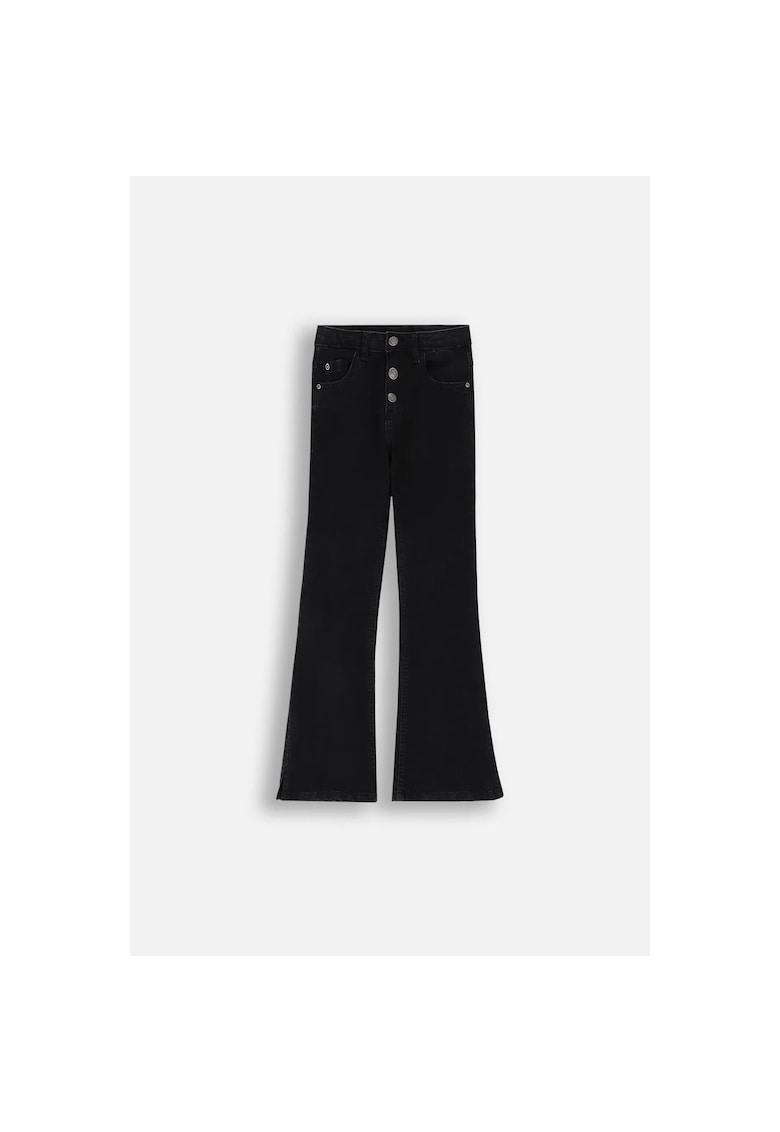 Pantaloni copii - FLARE - bumbac - negru - Negru