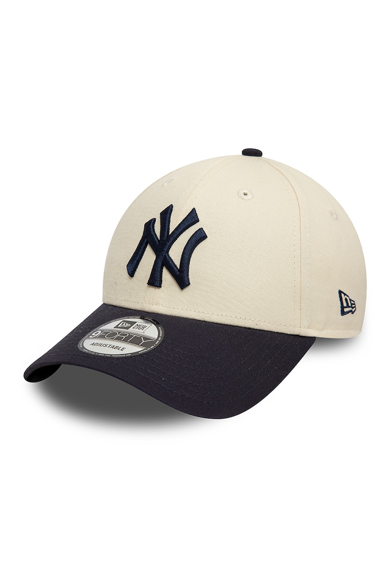 Sapca New York Yankees Color Block 9FORTY - Negru/Crem