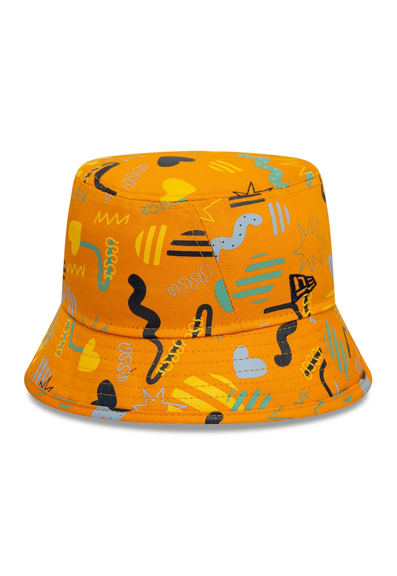 Palarie bucket din amestec de bumbac cu imprimeu