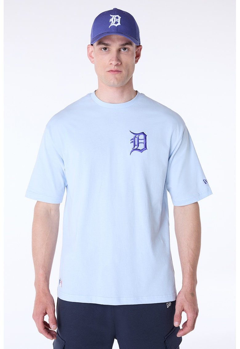 Tricou de bumbac cu logo brodat