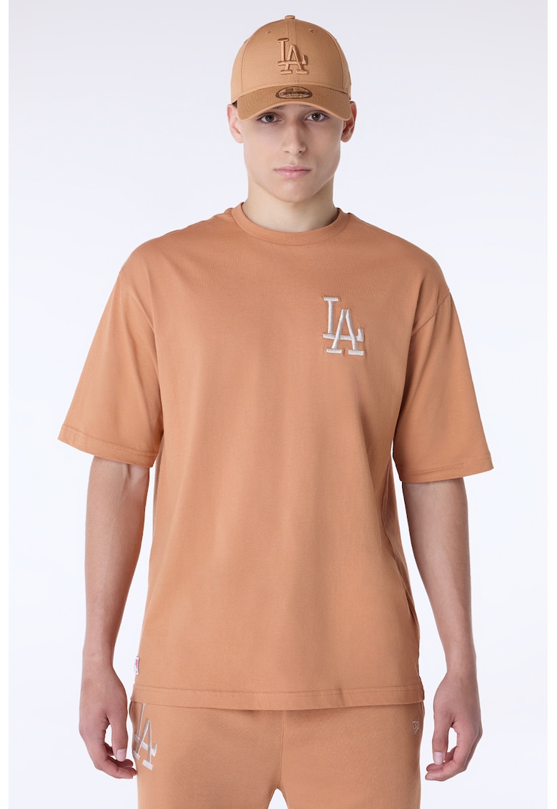 Tricou de bumbac cu logo pe piept