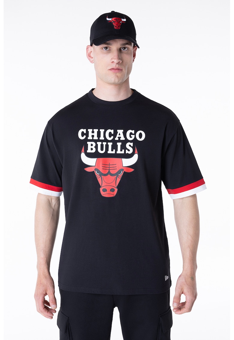 Tricou regular fit cu imprimeu - Rosu/Negru/Alb optic