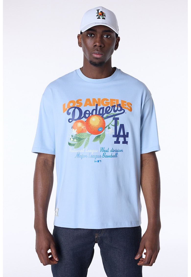 Tricou de bumbac cu imprimeu grafic si text