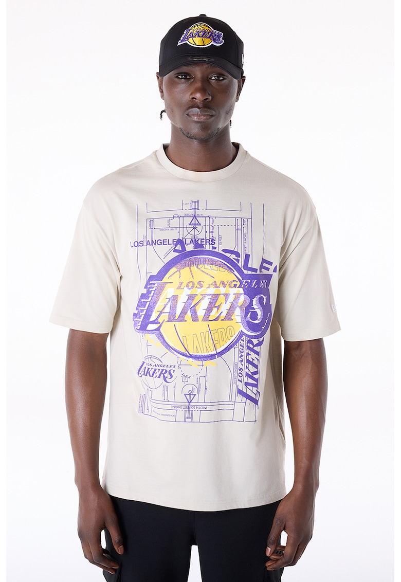 Tricou din amestec de bumbac cu logo