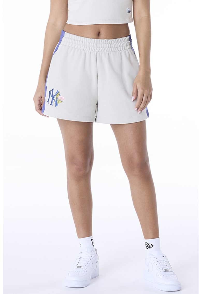 Pantaloni scurti din amestec de bumbac cu talie elastica