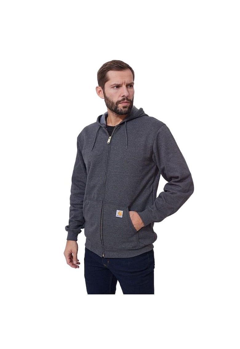Hanorac barbati Marquette - captusit - gluga ajustabila - Carbon Heather - 50% bumbac/50% poliester -