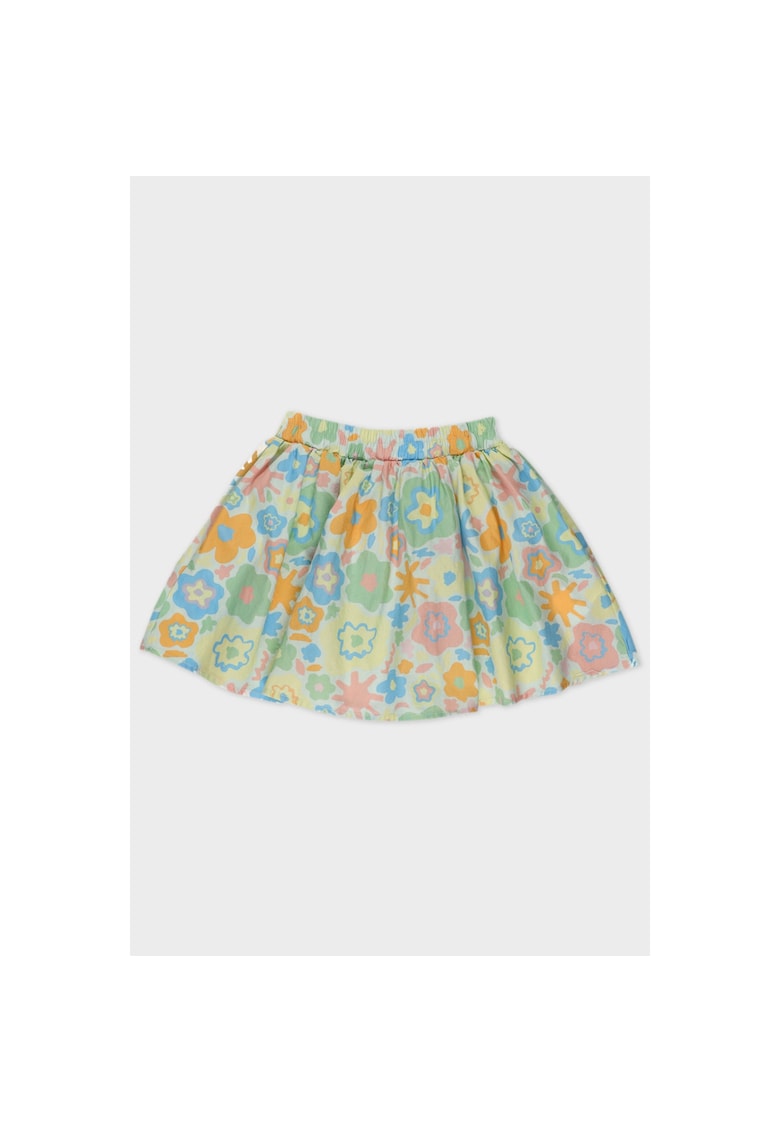 - Fusta cu Imprimeu Floral pentru Bebelusi - Verde - 56/62 cm - Fusta cu Imprimeu Floral pentru Bebelusi - Verde - 56/62 cm