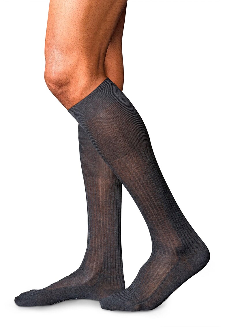 Sosete din amestec de lana Merinos lungi pana la genunchi No. 7