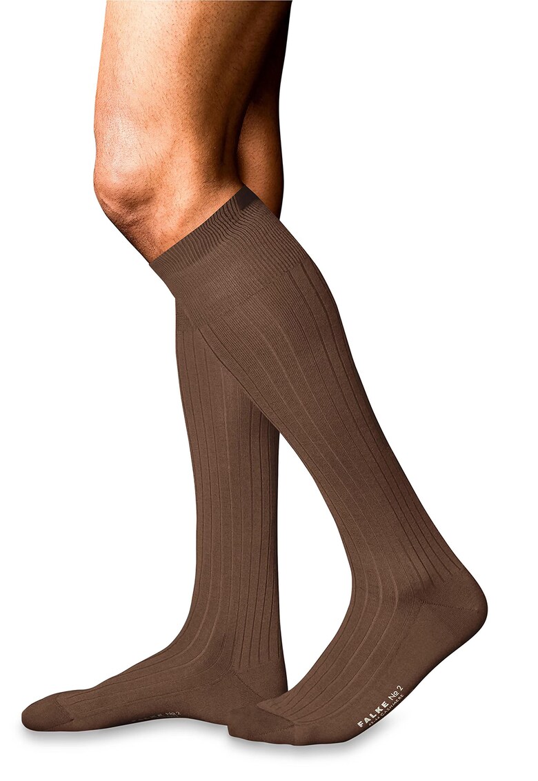 Sosete lungi din amestec de casmir cu textura fina No. 2