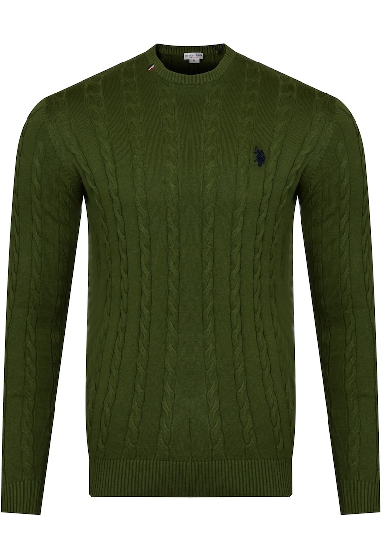 Pulover barbati Polo Bumbac - Verde - Verde