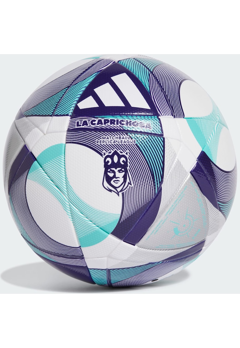 Minge de fotbal Adidas Queens league la Caprichosa - alb/argintiu Minge de fotbal Adidas Queens league la Caprichosa - alb/argintiu