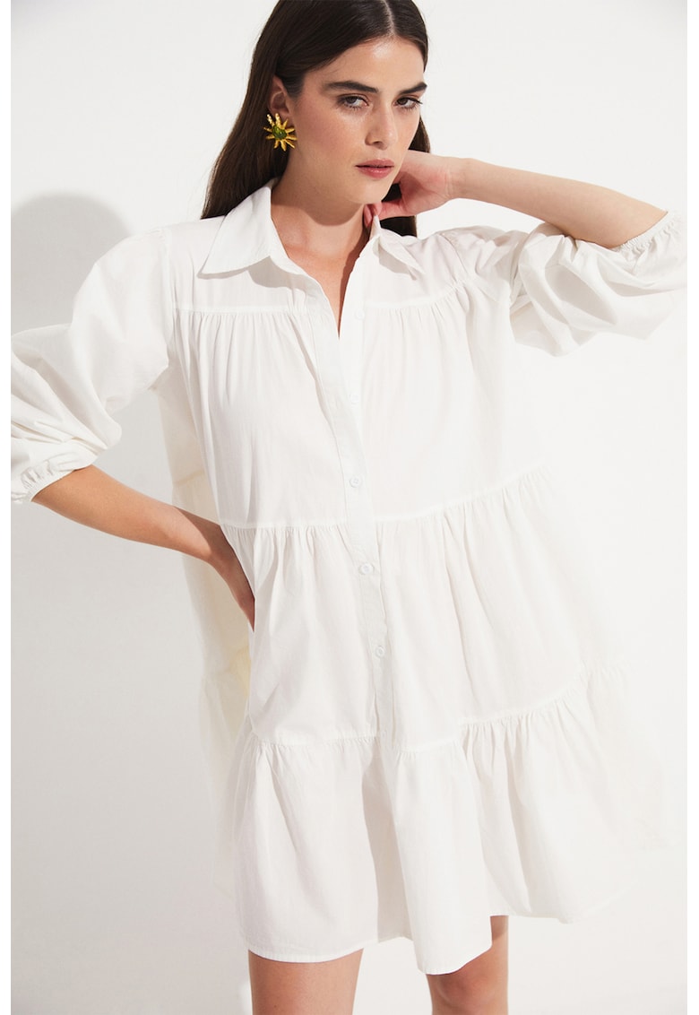 Rochie-camasa din bumbac Rochie-camasa din bumbac
