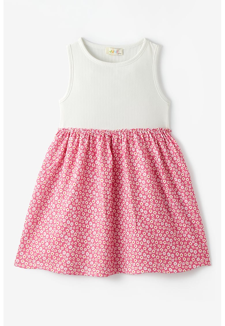 Rochie combi fara maneci