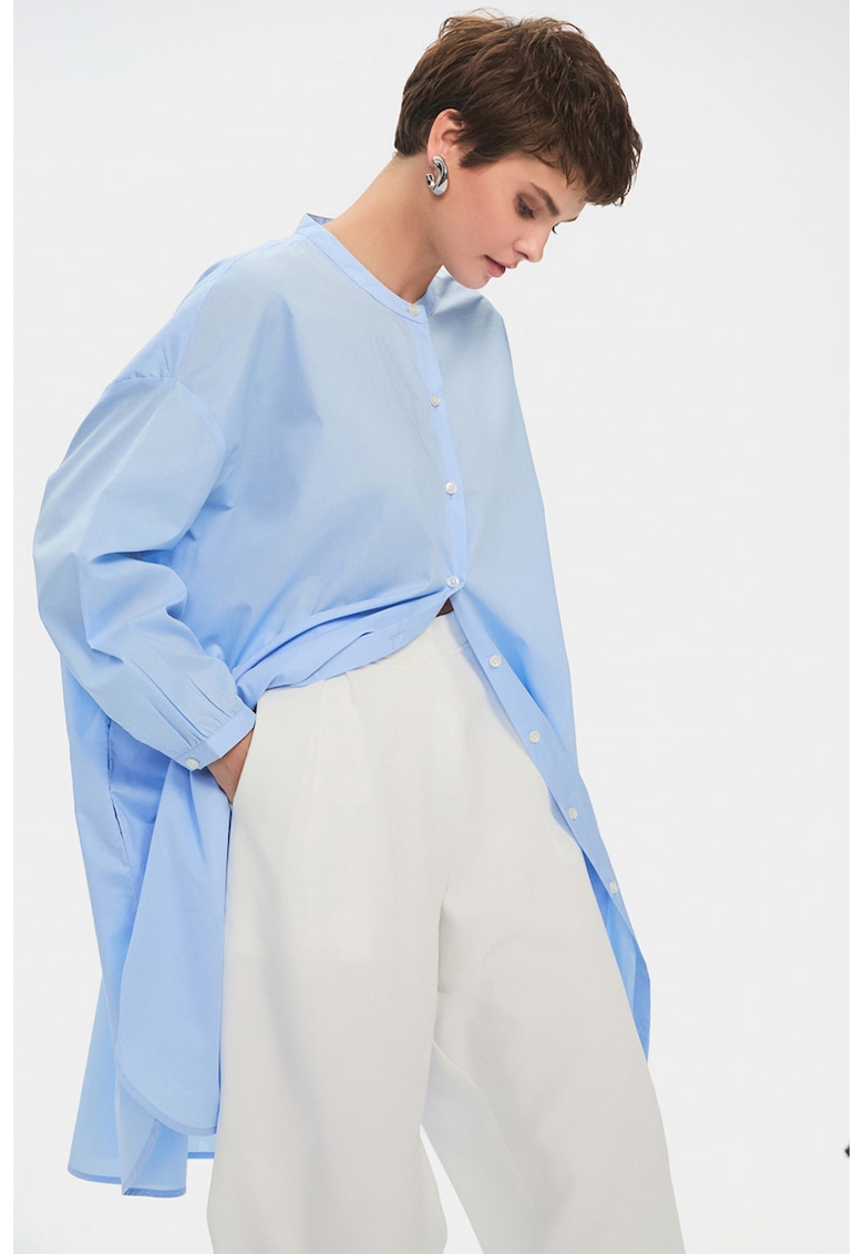 Rochie camasa cu maneci cazute